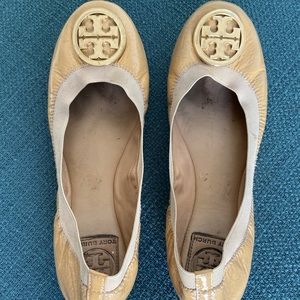 Tory Burch Caroline Patent Leather Ballet Flat